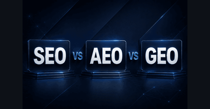 SEO、AEO、GEO到底有什么区别？独立站为什么要做GEO？